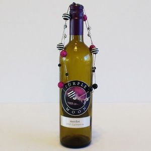 *3 Necklaces Purple Moon Jewelry Lot